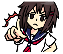 Sticker of scornful eyes sticker #914284