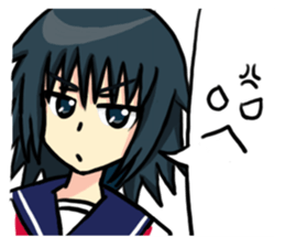 Sticker of scornful eyes sticker #914304