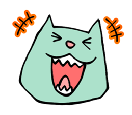 Closeup Face -cat expressions- sticker #914523