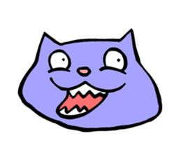Closeup Face -cat expressions- sticker #914524