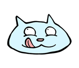Closeup Face -cat expressions- sticker #914525