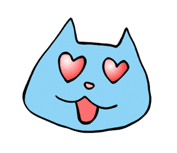 Closeup Face -cat expressions- sticker #914528