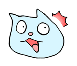 Closeup Face -cat expressions- sticker #914531