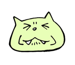 Closeup Face -cat expressions- sticker #914539