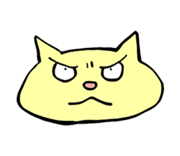 Closeup Face -cat expressions- sticker #914542