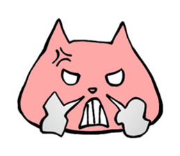 Closeup Face -cat expressions- sticker #914545