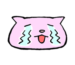 Closeup Face -cat expressions- sticker #914548