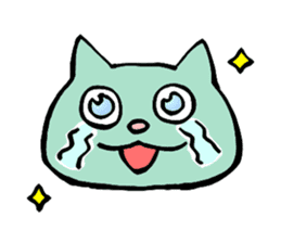 Closeup Face -cat expressions- sticker #914550
