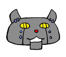 Closeup Face -cat expressions- sticker #914555