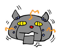 Closeup Face -cat expressions- sticker #914556