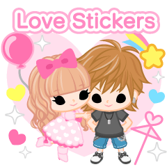 Love Stickers-English-