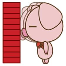 Tutu, the cute pinky piglet sticker #914995