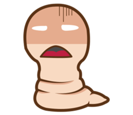 Crazy Worm sticker #915361