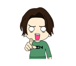 A boy named U. sticker #915400