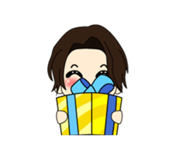 A boy named U. sticker #915406