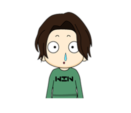 A boy named U. sticker #915407