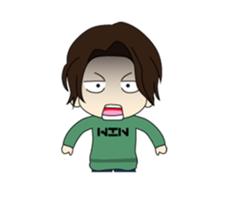 A boy named U. sticker #915408