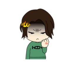 A boy named U. sticker #915412