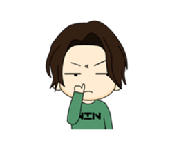 A boy named U. sticker #915415