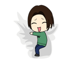 A boy named U. sticker #915417