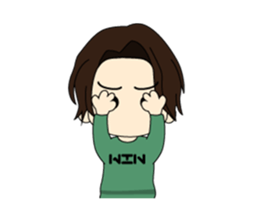 A boy named U. sticker #915420