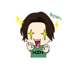 A boy named U. sticker #915422