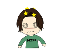 A boy named U. sticker #915425