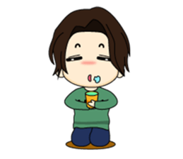 A boy named U. sticker #915435