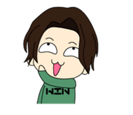 A boy named U. sticker #915438