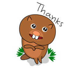 Boono & Joony (Cute Beaver) sticker #915444