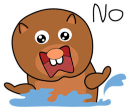 Boono & Joony (Cute Beaver) sticker #915452