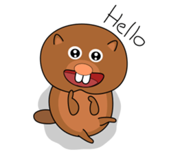 Boono & Joony (Cute Beaver) sticker #915455