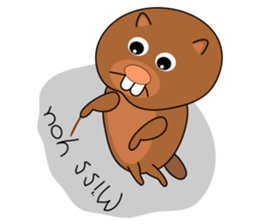 Boono & Joony (Cute Beaver) sticker #915456