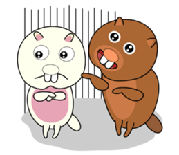 Boono & Joony (Cute Beaver) sticker #915463