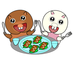 Boono & Joony (Cute Beaver) sticker #915464
