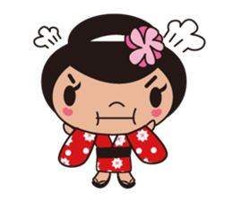 Kimono girl sticker #915644