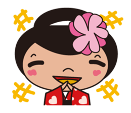 Kimono girl sticker #915650