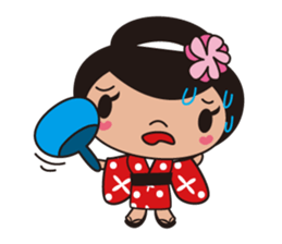 Kimono girl sticker #915651