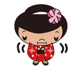 Kimono girl sticker #915652