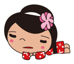 Kimono girl sticker #915663