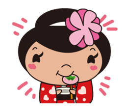 Kimono girl sticker #915665