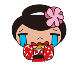 Kimono girl sticker #915667