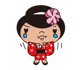 Kimono girl sticker #915668