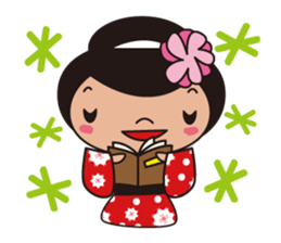 Kimono girl sticker #915677