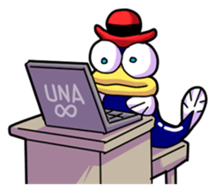 UNA - Is he natural or cultured? sticker #916107