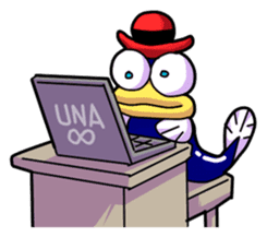 UNA - Is he natural or cultured? sticker #916107