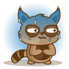 Taro, the funny racoon sticker #916242