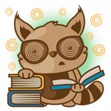 Taro, the funny racoon sticker #916247