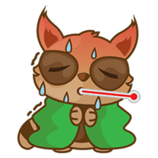 Taro, the funny racoon sticker #916255