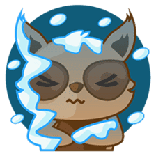 Taro, the funny racoon sticker #916261